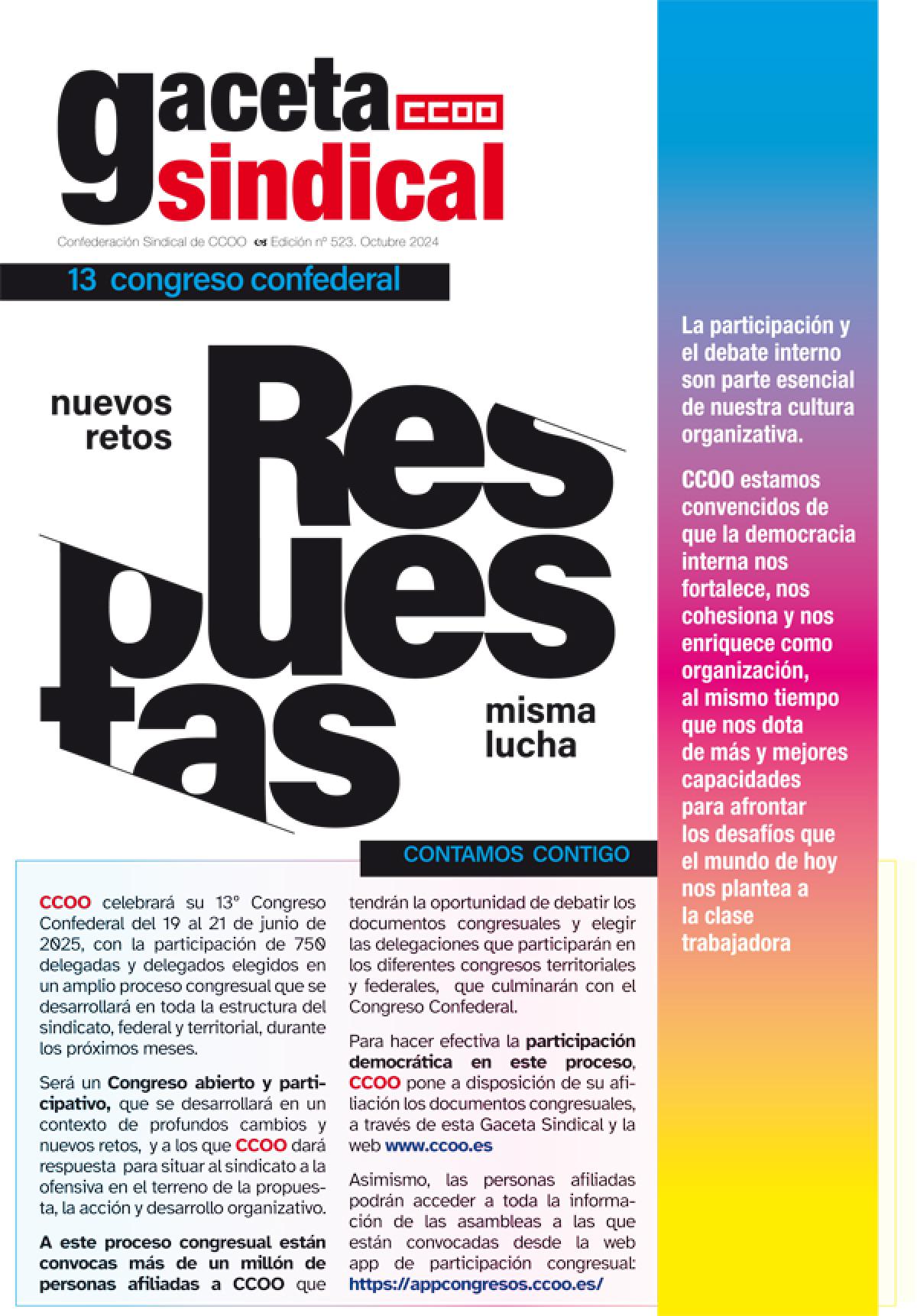 Gaceta Sindical 523